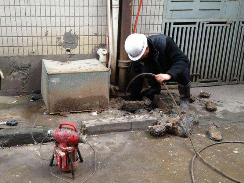 华南热作学院疏通下水道-洗菜池疏通